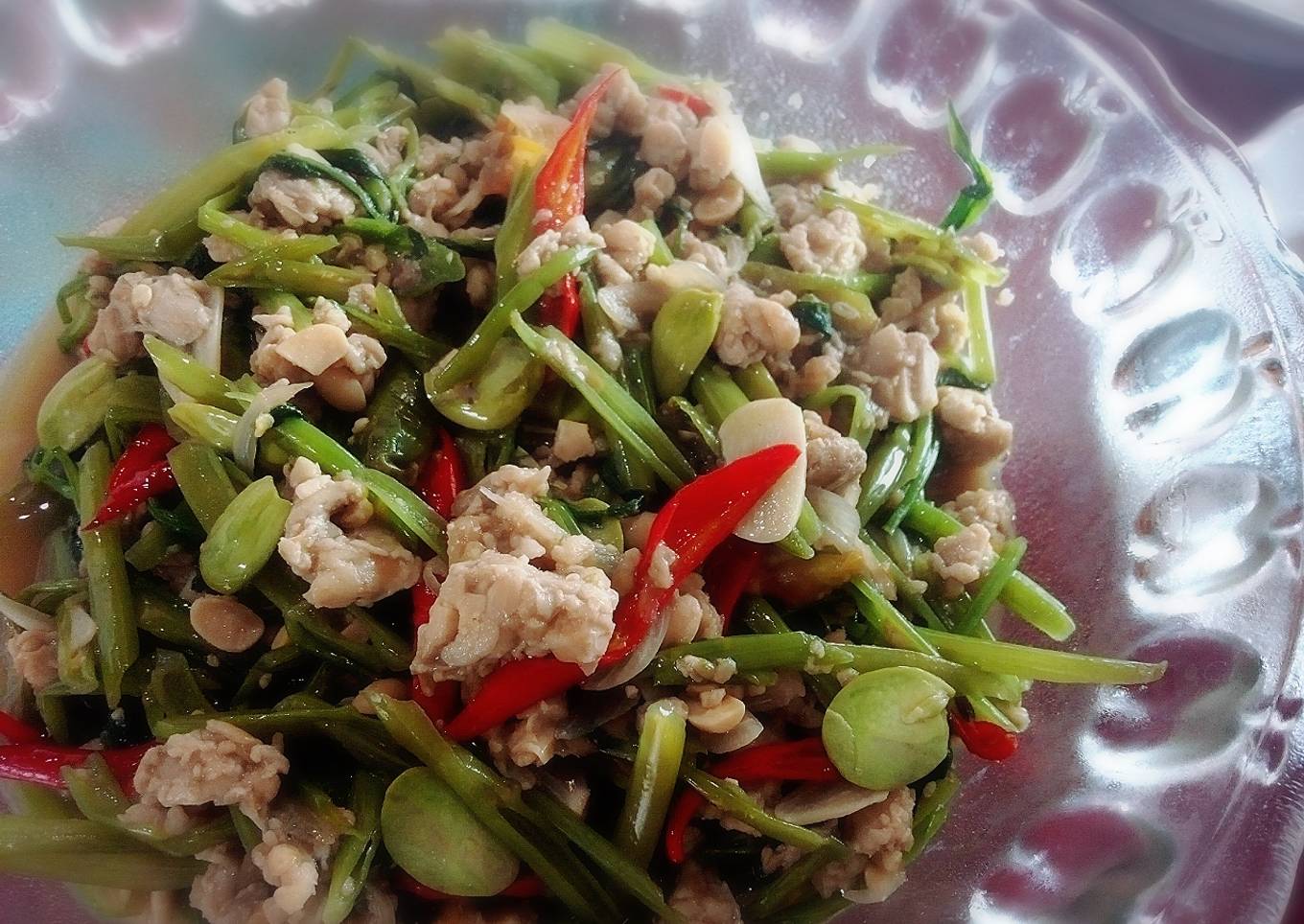 🌿 Tumis KTP Oyster Sauce (Cancun Tempe Petai) 🌿