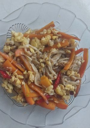 Foto resep Jamur Telur Orak Arik