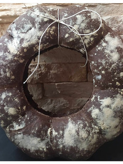 Foto di Ghirlanda natalizia di pane al cacao