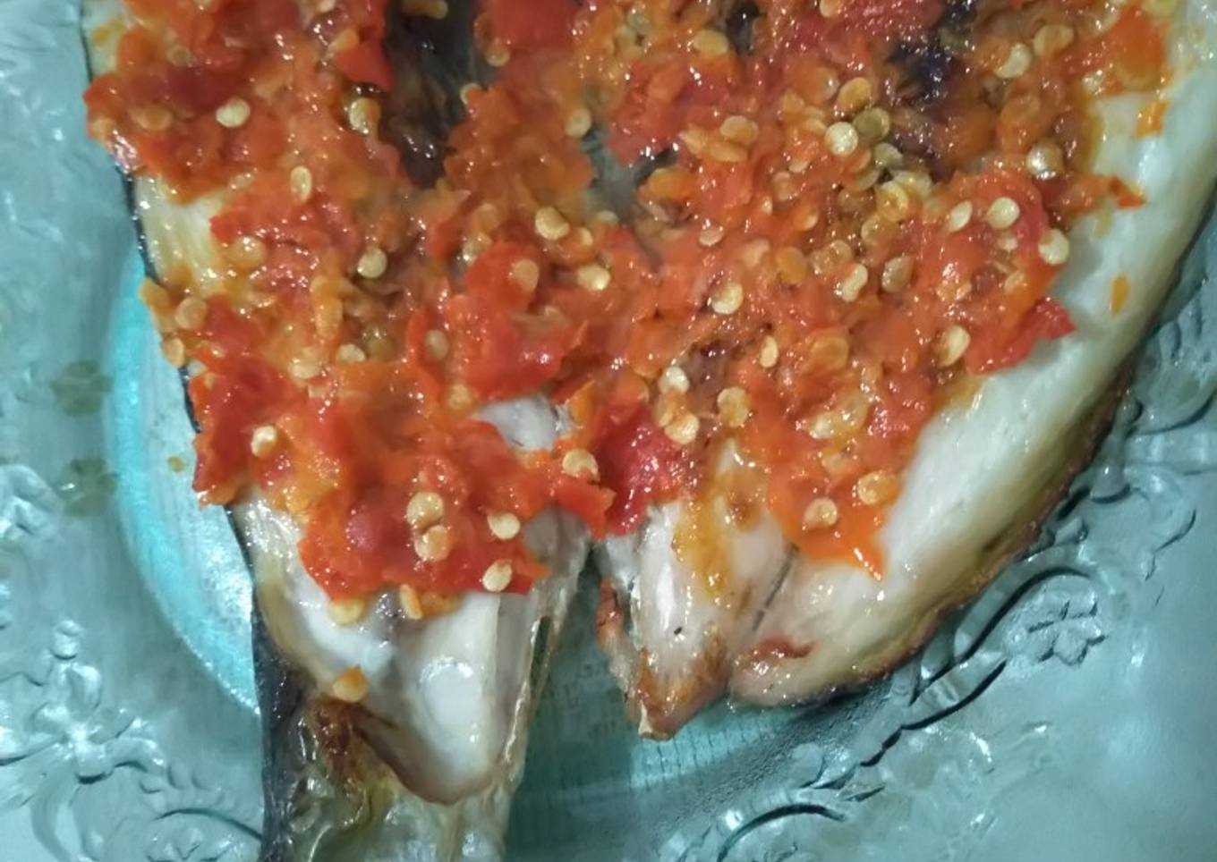Ikan Bakar Rica-Rica / Ikan Bakar Balah (Belah) Rica