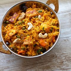 A picture of Paneer pulao.