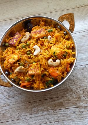 A picture of Paneer pulao.