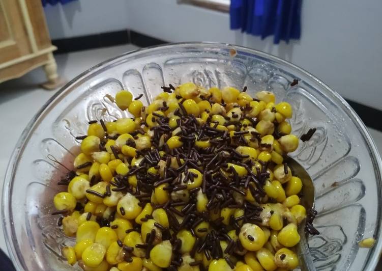 Jagung serut coklat