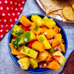 A picture of Mango Pineapple Salsa.