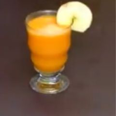 A picture of Tang orange appletini.