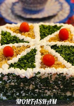عکسی از دستور کیک مرغ (chicken cake)