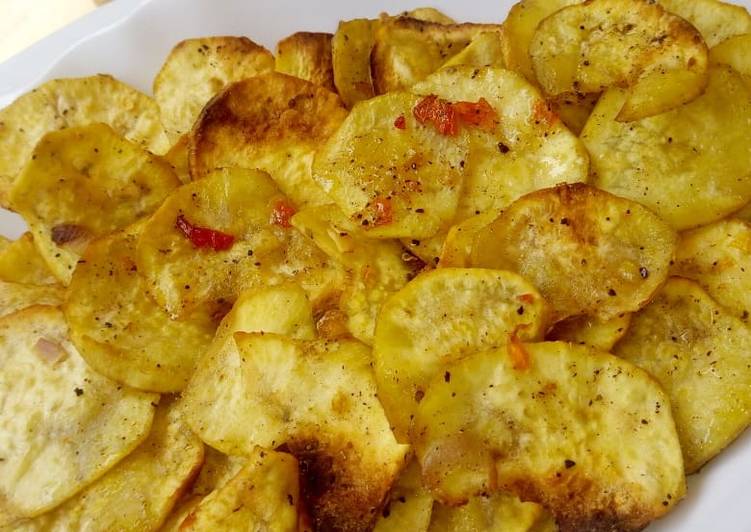 Recipe of Speedy Baked sweet potato chips | So Tasty Food Recipe From My Kitchen