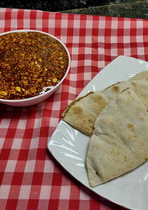 صورة لوصفة الحلبه المعقوده