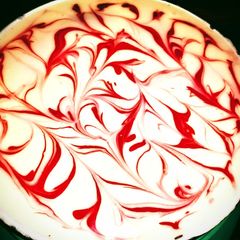 A picture of Red Velvet Swirled New York Cheese Cake.