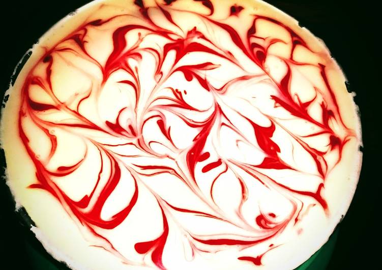 Recipe of Perfect Red Velvet Swirled New York Cheese Cake