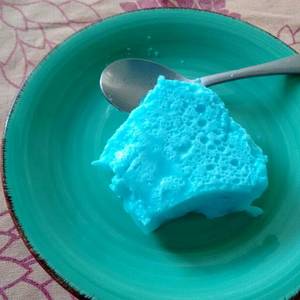 Gelatina de mora azul con yogurt. ॐ