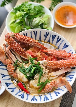 Hình của món Bún ghẹ.