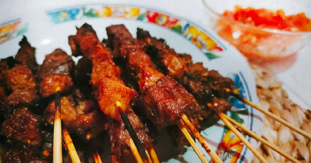 Resep Sate Maranggi Enak Dan Empuk Oleh Gina Ibu Arsa Cookpad