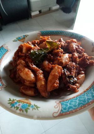 Foto resep Sambal Cumi Asin 😋