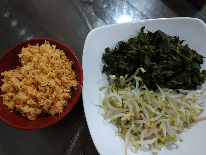 Resep Urap-urap daun singkong Anti Gagal