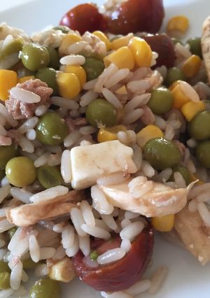 Foto principal de Ensalada de arroz fácil para este verano