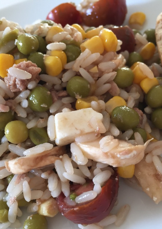 Una foto de Ensalada de arroz fácil para este verano