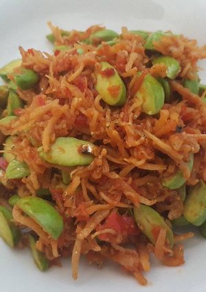 Foto resep Sambal pete ikan teri
