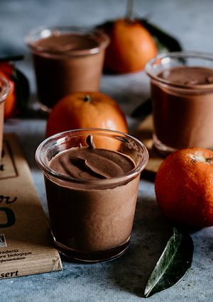 Une photo de Mousse au chocolat clémentine