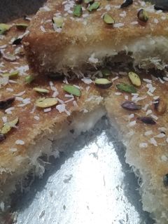 صورة لوصفة كنافة بالقشطة 😋😍