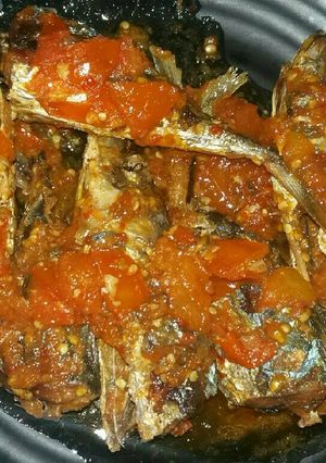 Foto resep Ikan goreng pedas