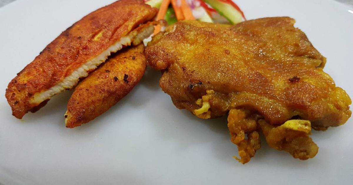 Student Meal Turmeric Fried Chicken Ayam Goreng Kunyit Recipe By Ikhwan Arif Cookpad