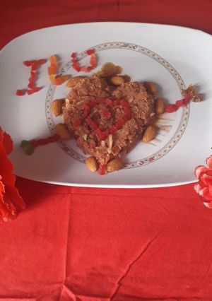 A picture of Shahi Gulkand Nariyal Halwa.
