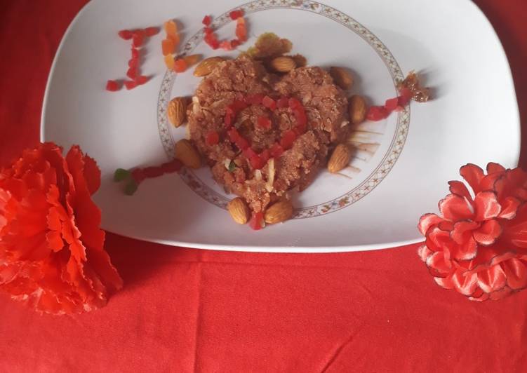 Simple Way to Make Favorite Shahi Gulkand Nariyal Halwa