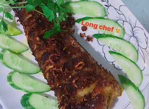 Hình của món Cá lóc chiên sả👨‍🍳.