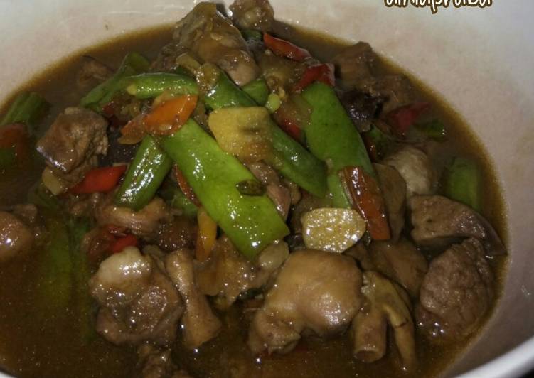 Resep Tumis Ati Ampela feat Buncis Lezat