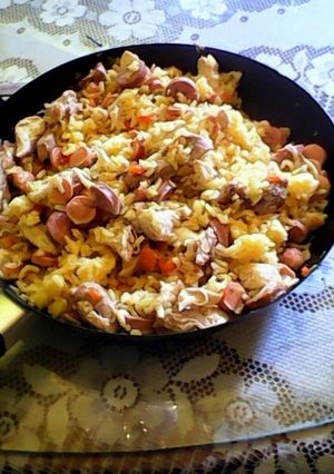 Una foto de Arroz atollado