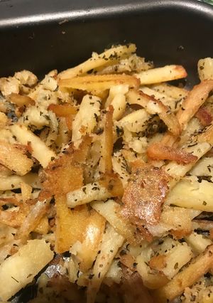 Una foto de Papas crocantes al horno