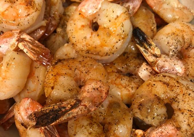 Recipe of Popular Broiled Garlic Jumbo Shrimp 🍤 with Sweet Heat Cocktail Sauce for Diet Food