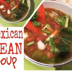 Mexican Bean Soup A picture of Mexican Bean Soup.