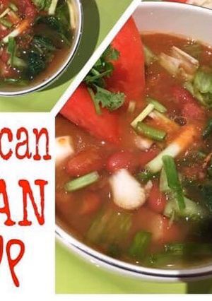 A picture of Mexican Bean Soup.
