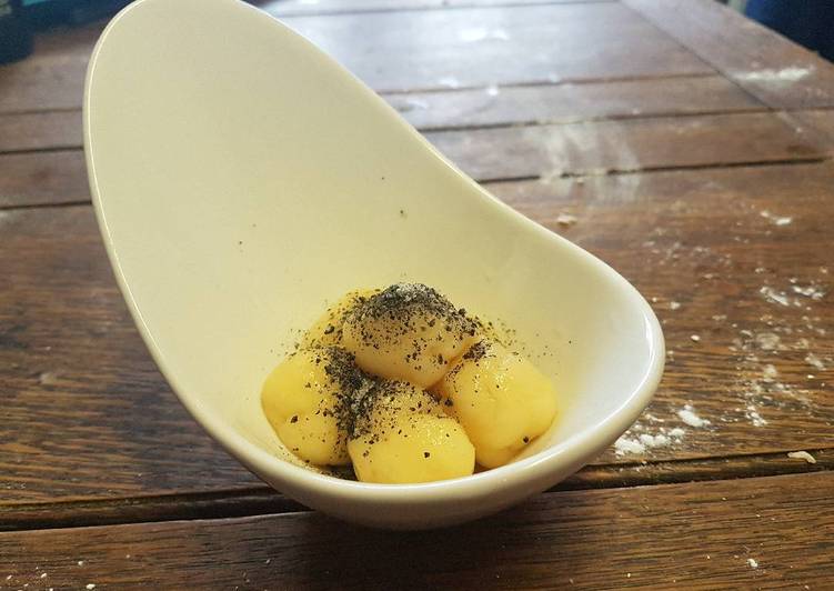 Recipe of Ultimate Gnocchi Dessert / Mango Dango