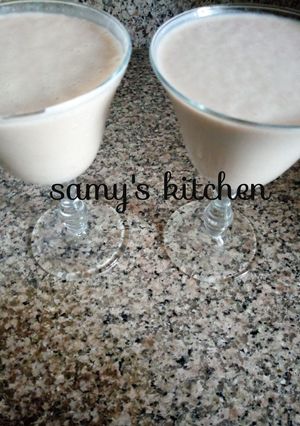 A picture of Simple banana milk shake.