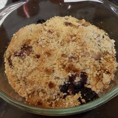A picture of My Mixed Fruit Crumble.