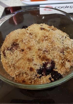 A picture of My Mixed Fruit Crumble.