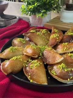 صورة لوصفة قطايف بالمكسرات