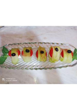 عکسی از دستور پنیر گوجه خیار