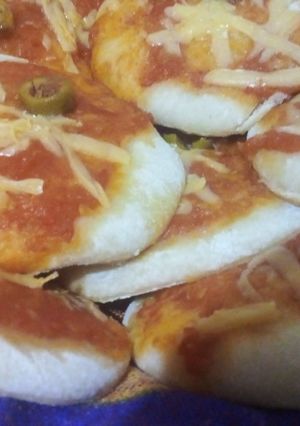 صورة لوصفة مينى بيتزا ما شاء آلله تحفة 😁😋