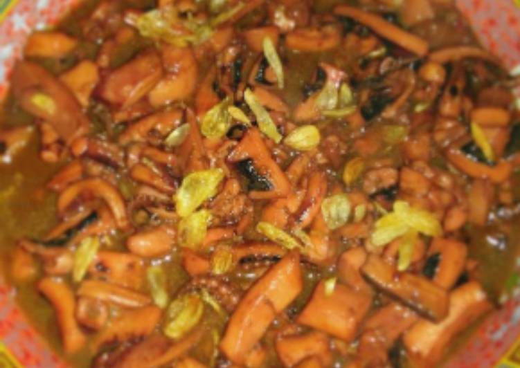 Resep Cumi pedas manis, Enak Banget