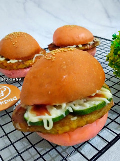 Foto resep Pinky Burger Minimalis