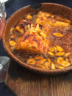 Una foto de Bacalao al ajoarriero