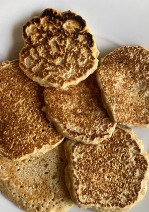 Una foto de Panqueques de avena