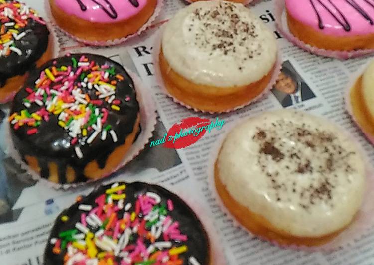 Donat Empuk tanpa ulen (bisa untuk roti atau pizza)