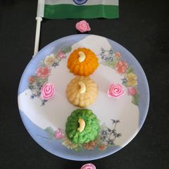 A picture of Tirangi suji halva.