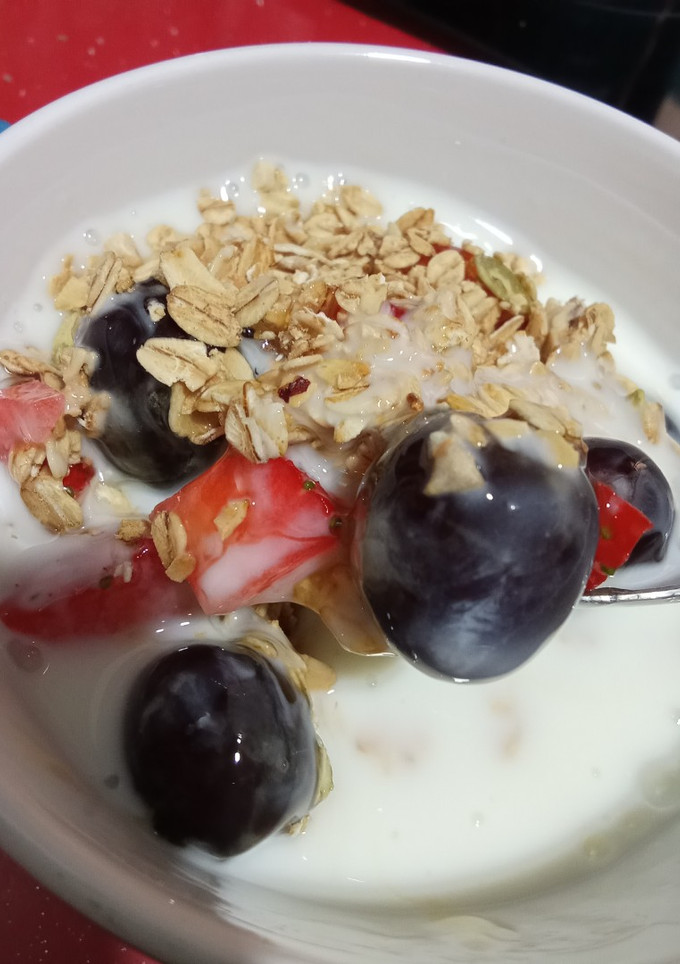 Una foto de Desayuno saludable y rico😋