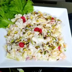 A picture of Fruit and nut salad.